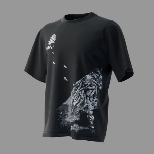 Guts Leaving Hawk Oversize Tshirt