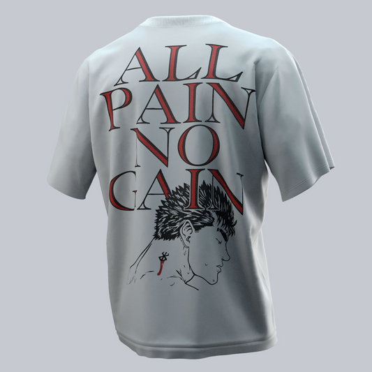 Guts All Pain No Gain Oversize Tshirt