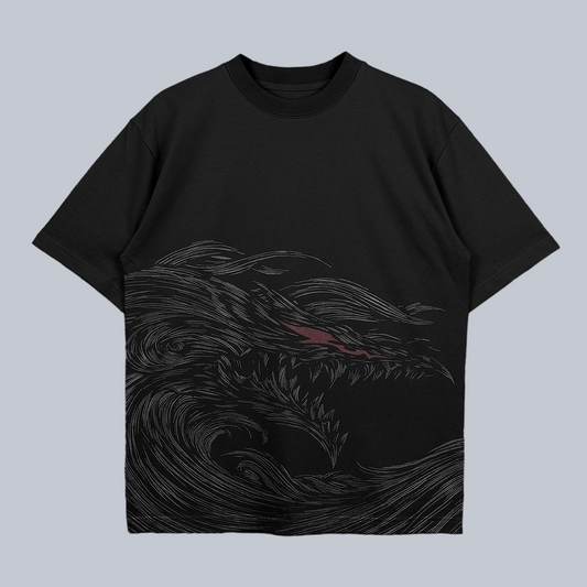 Berserk Wave Oversize Anime Tshirt